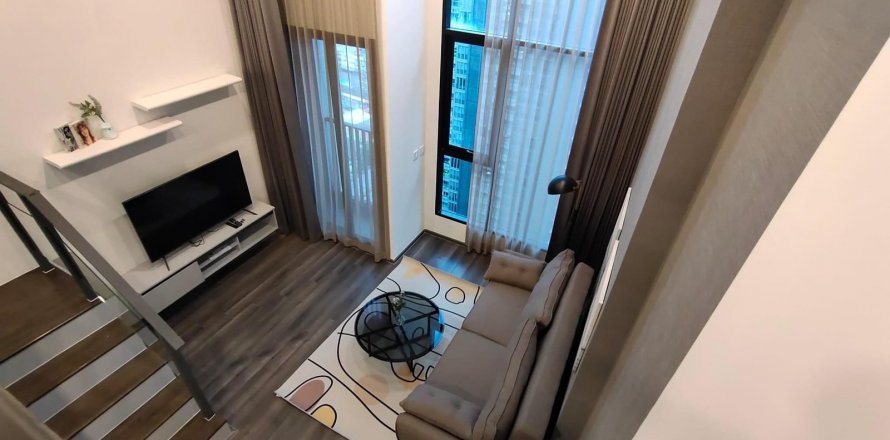 Condo à Bangkok, Thaïlande, 2 chambres à KNIGHTSBRIDGE SPACE - RAMA9  № 11083