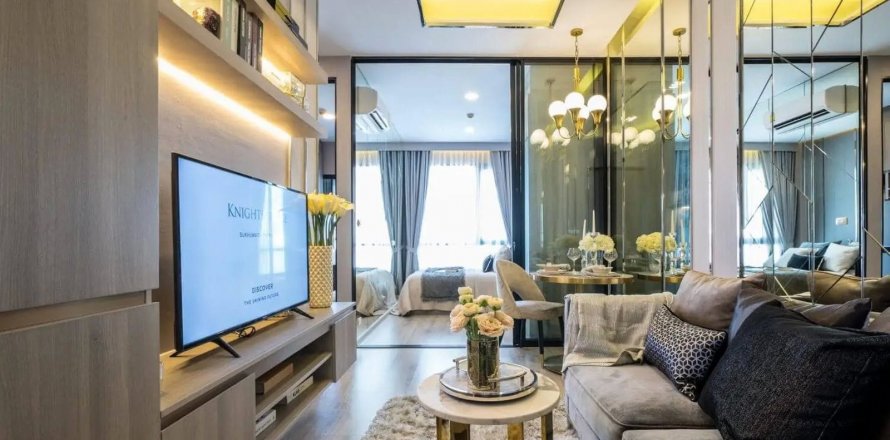 Condo à Bangkok, Thaïlande, 1 chambre à KNIGHTSBRIDGE SUKHUMVIT THEPHARAK  № 11024