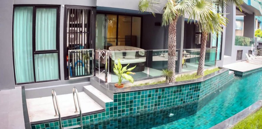 Condo sur Jomtien Beach, Pattaya, Thaïlande, 1 chambre  № 20376