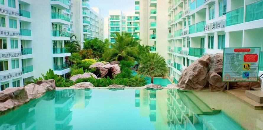 Condo sur Jomtien Beach, Pattaya, Thaïlande, 2 chambres  № 21427