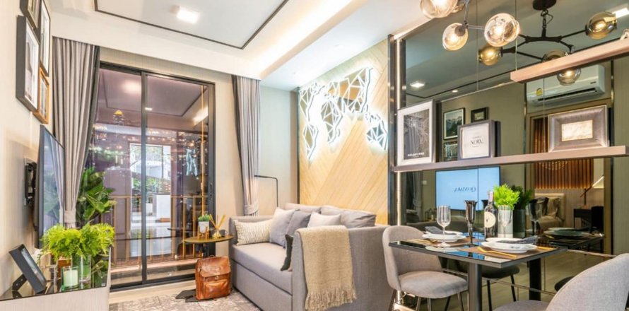 Condo à Bangkok, Thaïlande, 1 chambre à Quintara Arte Sukhumvit 52  № 19538