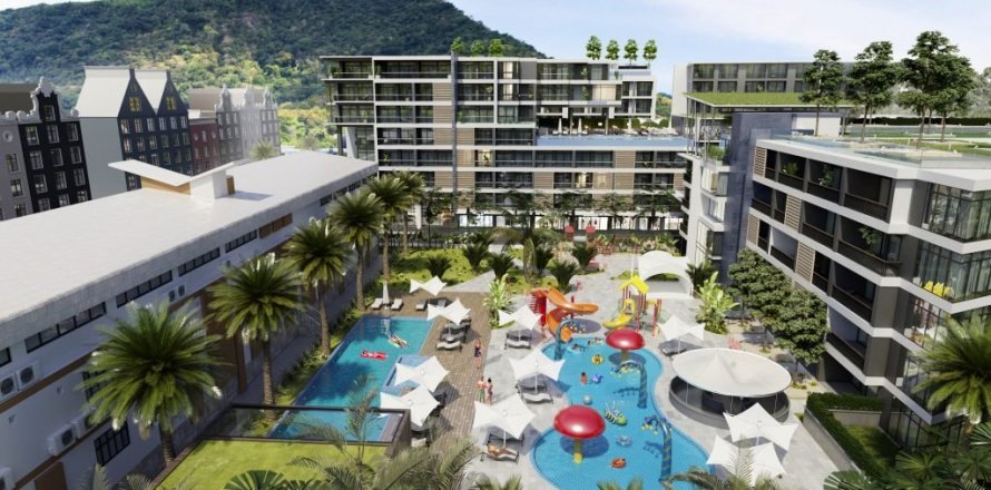 Condo à Phuket, Thaïlande, 1 chambre à Wekata condominium  № 3599