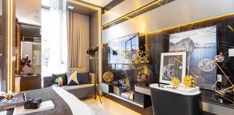 Condo à Bangkok, Thaïlande, 1 chambre à THE TREE SUKHUMVIT - RAMA 4  № 25315