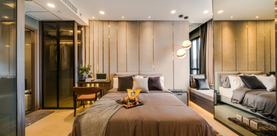 Condo à Bangkok, Thaïlande, 2 chambres à Ashton Chula Silom  № 27291