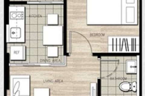 Condo à Bangkok, Thaïlande, 1 chambre  № 30818 - photo 6