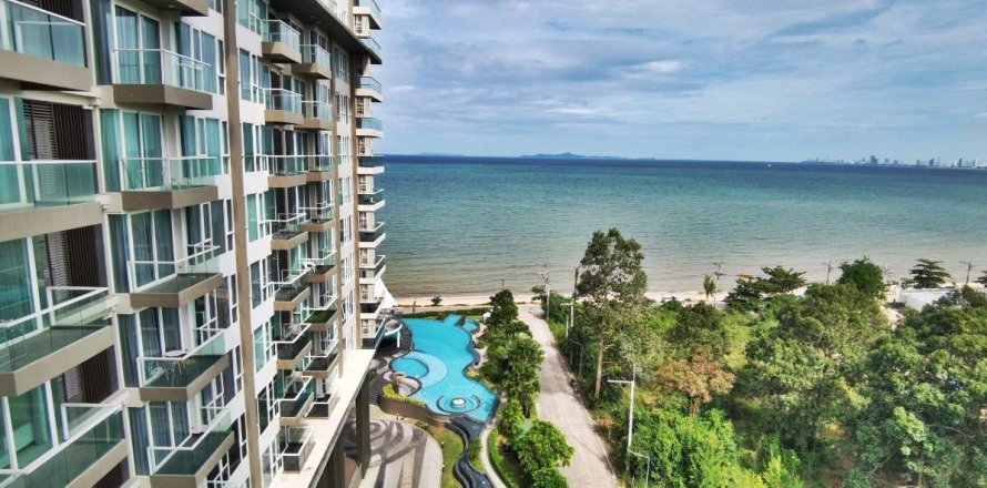 Condo à Sattahip, Thaïlande, 1 chambre  № 37202