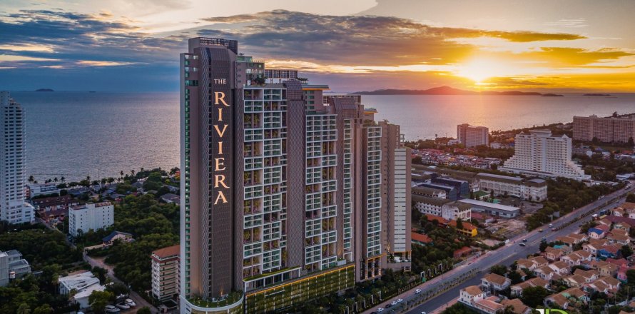 Condo à Pattaya, Thaïlande, 1 chambre à The Riviera Jomtien  № 39619