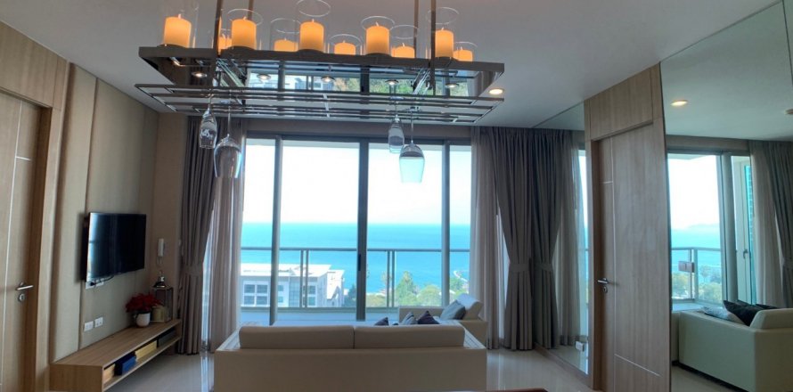 Condo à Pattaya, Thaïlande, 2 chambres à The Riviera Wongamat Beach  № 39573