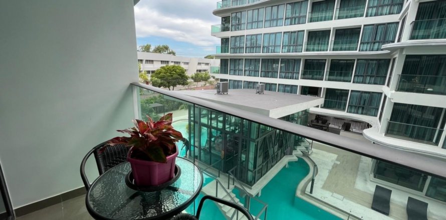 Condo à Sattahip, Thaïlande, 2 chambres  № 38414