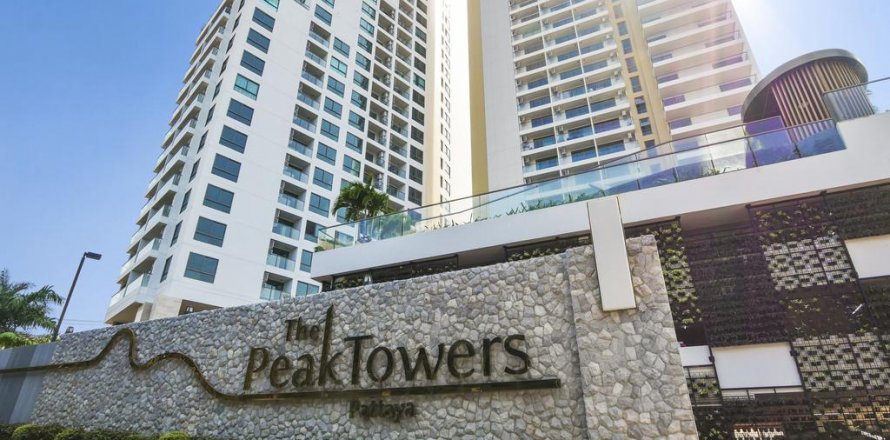 Condo à Pattaya, Thaïlande, 1 chambre à THE PEAK TOWERS  № 39422