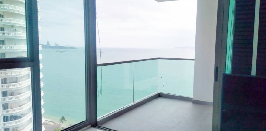 Condo à Pattaya, Thaïlande, 1 chambre à Wong Amat Tower  № 39711