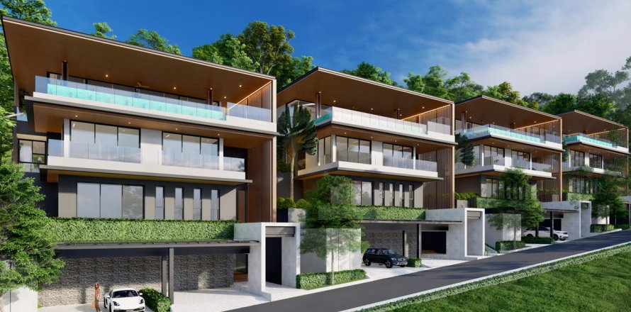 Villa à La Vista Villas, Phuket, Thaïlande 4 chambres № 42063