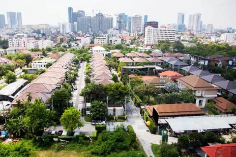 Low-rise condominium of the New Normal concept