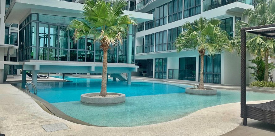 Condo à Sattahip, Thaïlande, 2 chambres  № 44577