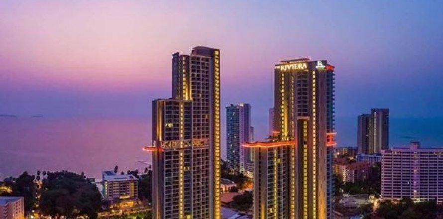 Condo à Pattaya, Thaïlande, 1 chambre  № 44332