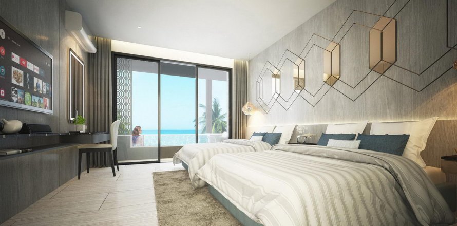 Condo à Phuket, Thaïlande, 1 chambre à Oceana Surin  № 18425