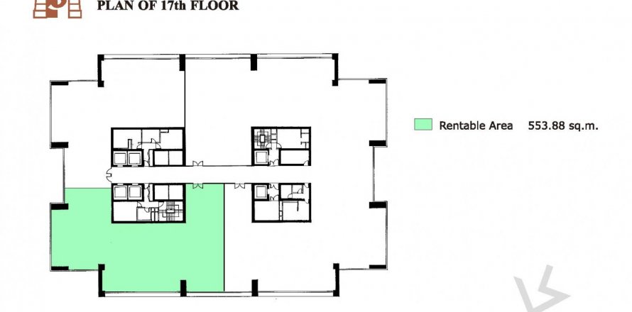 Офис в Бангкоке, Таиланд 553.88м2  № 6712