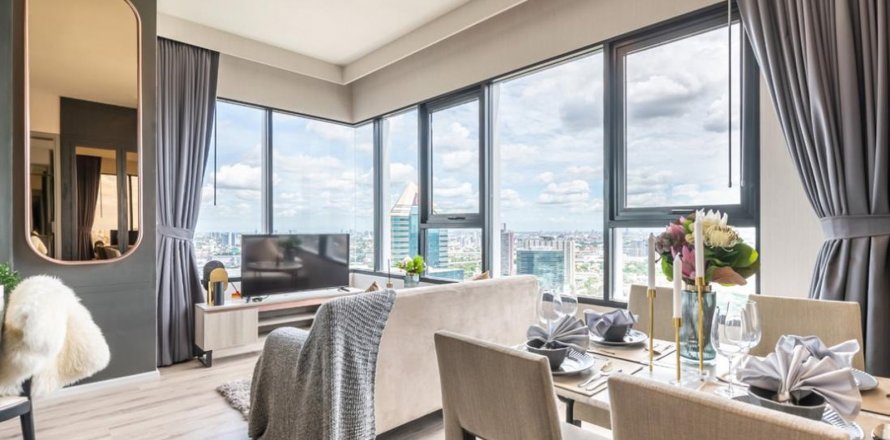 Кондоминиум с 1 спальней в Бангкоке, Таиланд в KNIGHTSBRIDGE PRIME RATCHAYOTHIN № 11089