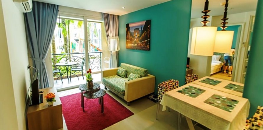 Кондоминиум с 2 спальнями в Паттайе, Таиланд в Atlantis Condo Resort № 25254
