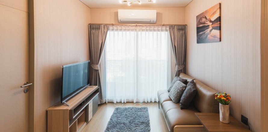 Кондоминиум с 2 спальнями в Бангкоке, Таиланд в LUMPINI SUITE PHETCHABURI - MAKKASAN № 25949