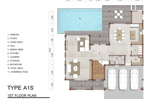 วิลล่าในภูเก็ต, ประเทศไทย 3 ห้องนอน № 29285 - รูปถ่าย 13