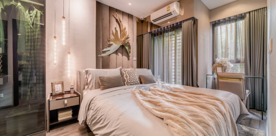 Condo in Bangkok, Thailand, 2 bedrooms in IDEO RAMA 9 - ASOKE  № 6358