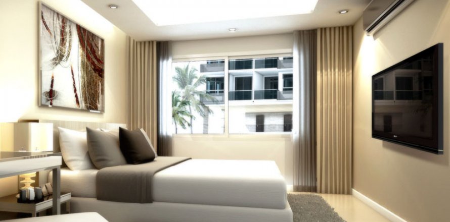 Condo on Jomtien Beach, Pattaya, Thailand, 1 bedroom  № 19726