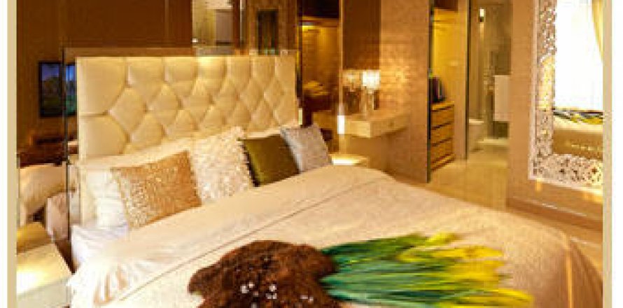 Condo on Jomtien Beach, Pattaya, Thailand, 2 bedrooms  № 22149