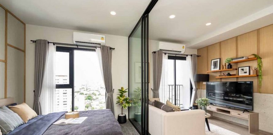 Condo in Bangkok, Thailand, 2 bedrooms in Chapter One Flow  № 24563