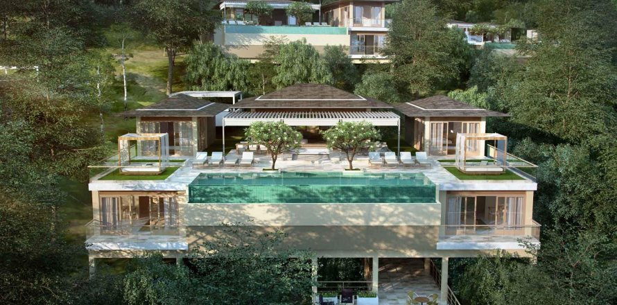 Villa on Koh Pha Ngan, Thailand 4 bedrooms № 35930