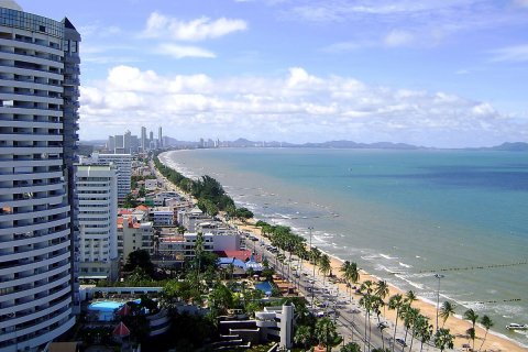 Studio in the Condo on Jomtien Beach, Pattaya, Thailand  № 45017 - photo 13